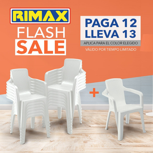 Silla Eterna Con Brazos Rimax Paga 12 Lleva 13