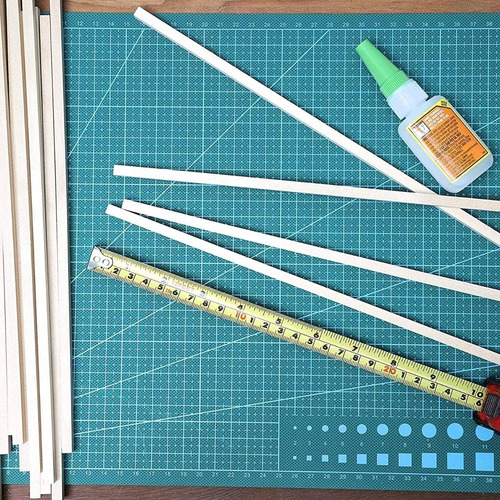 Varillas De 2x4mm X10u Arquitectura Manualidades Maquetas