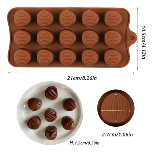 Molde Silicona Para Chocolate Bombom