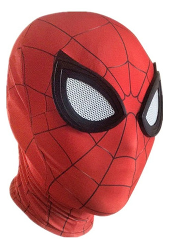 Spiderman Hombre Araña Negro Y Rojo Mascara Súper Héroe Con Lentes Plásticas Navidad Año Nuevo Excelente Calidad Insuperable  