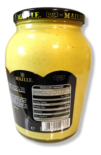 Mostaza Dijon Original Adereso Frasco 865 G Maille