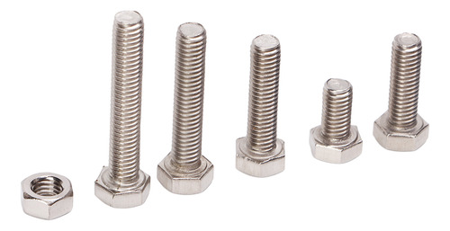 Juego De Tuercas M5, Tornillos Y Tornillos De Acero Inoxidab