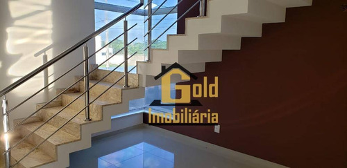 Casa Com 3 Dormitórios À Venda, 256 M² Por R$ 980.000,00 - Condomínio Buona Vita - Ribeirão Preto/sp - Ca0631
