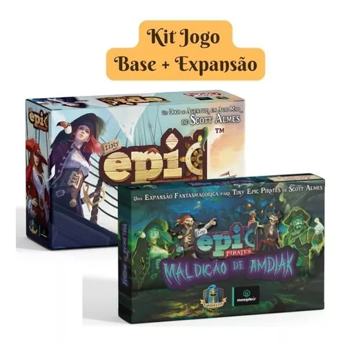 Tiny Epic Pirates Jogo de Tabuleiro Meeple BR