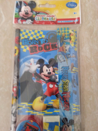 Set Escolar De 5 Piezas De Mickey Mouse Disney