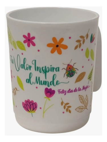 Tupperware Taza Sonrie 350 Ml Blanco Rosa Blanco Día De La Mujer