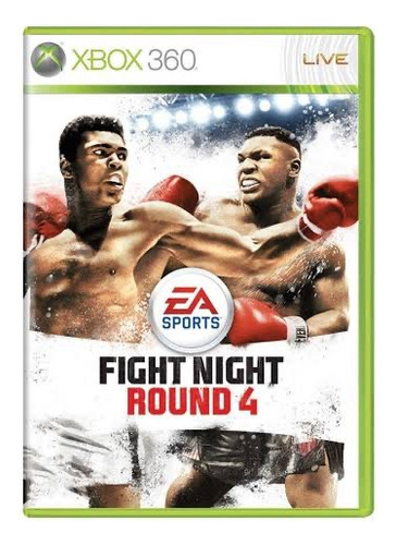 Edición estándar de Fight Night Round 4 para Xbox 360, versión física