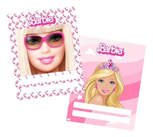 Separadores Caratulas Barbie X 6 Unidades