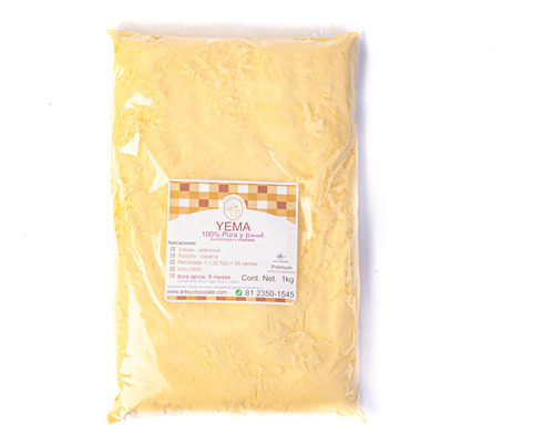 Yema Deshidratada En Polvo 100% Natural Y Pura 250g Huevo