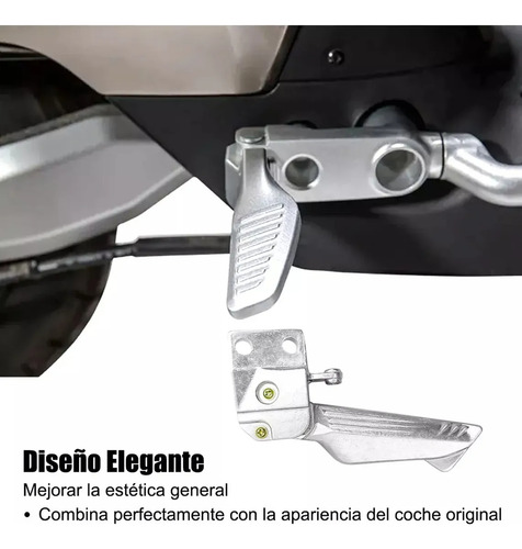 Par Posapies Traseros D 150 Modena 125 Adecuado Para Scooter
