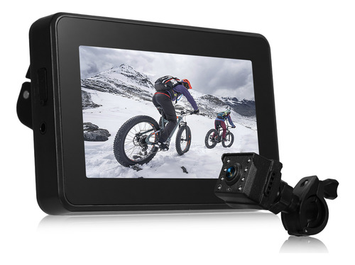 Espejo Para Bicicleta: Cámara Trasera De 1080p, 4.3, Visión