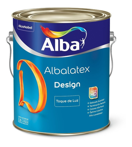 Pintura Latex Interior Albalatex Toque Sublime Blanco 4 Lts