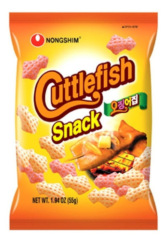 Salgadinho De Lula Cutllefish Snack Nongshim 55g