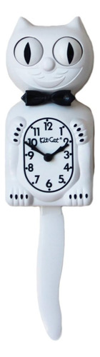 Nuevo Kit Cat Klock - Reloj De Pared Analógico En Blanco Y N