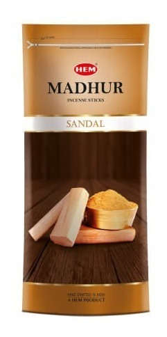 Sahumerios Hem Madhur Premium Sandal (150g  - 75 Sahumerios)