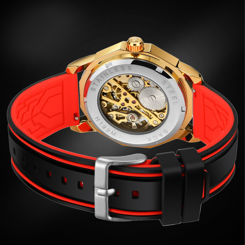 Reloj Mecánico Automático De Negocios Para Hombre Con Correa