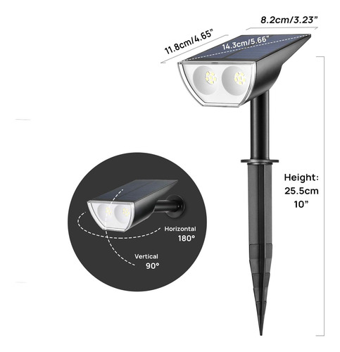 Linkind Starrays Solar Para Exteriores A Prueba De Agua I...
