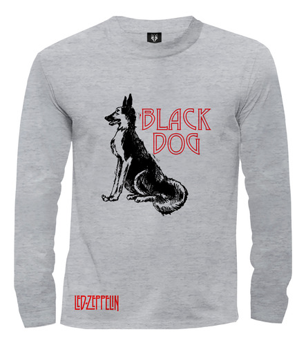 Camiseta Camibuzo Rock Led Zeppelin Black Dog