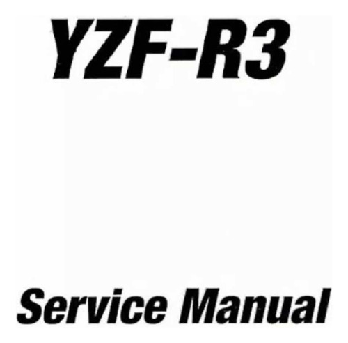 Manual De Serviço Yamaha R3.