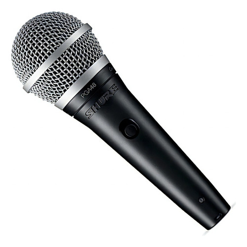 Microfono Shure Pga48 Dinamico Cardio Vocal Scable Color Negro