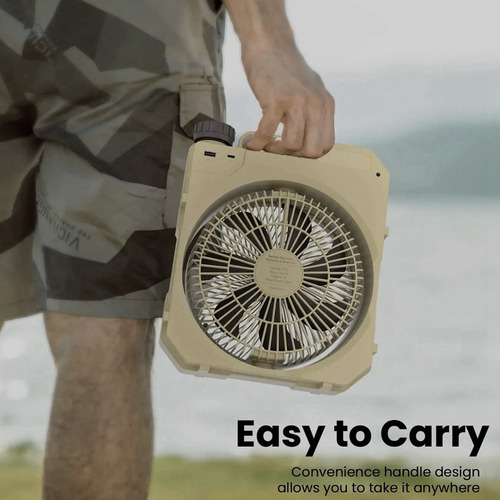 Dq1 Ventilador De Camping H020000mah Recargable De