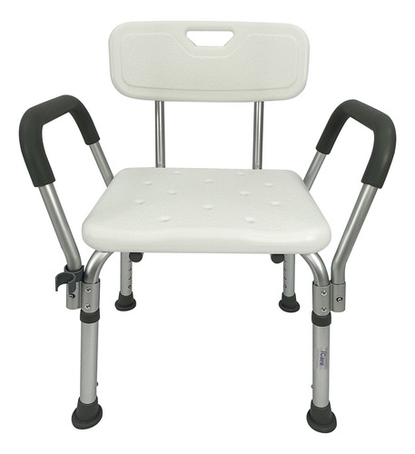 Silla Baño Respaldo Brazos Banco Ducha Antiderrapante 3en 1