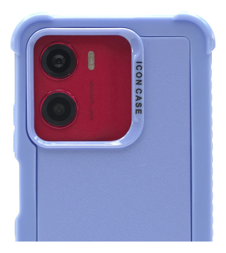 Funda Case 3 En 1 Para Moto G05 Protector 360 Uso Rudo Duro Violeta Moto G05