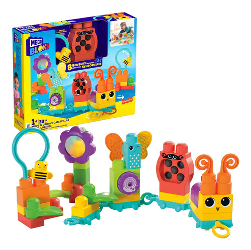 Set De Juguetes Building Blocks Mega Bloks Move N Groove Cat