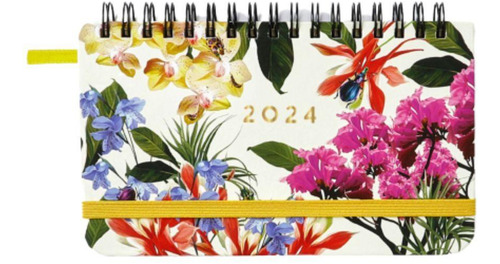 Agenda Planner 2024 Espiral Semanal 15x9 Joia Natural Cicero