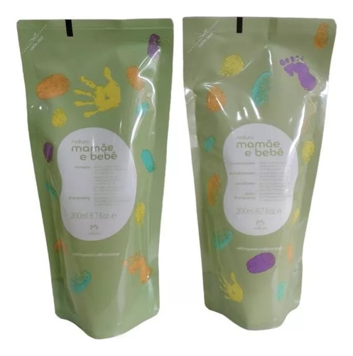 Kit Refil Shampoo + Condicionador Mamãe E Bebe