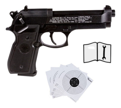 Marcadora Beretta 92fs Airsoft Pellet Co2 4.5mm Xtreme