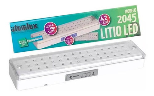 Luz De Emergencia Atomlux 2045 Slim Litio 45 Leds Oferta !!