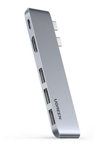 Conversor Lateral Usb-c / Hdmi+3usb 3.0a+usb-c