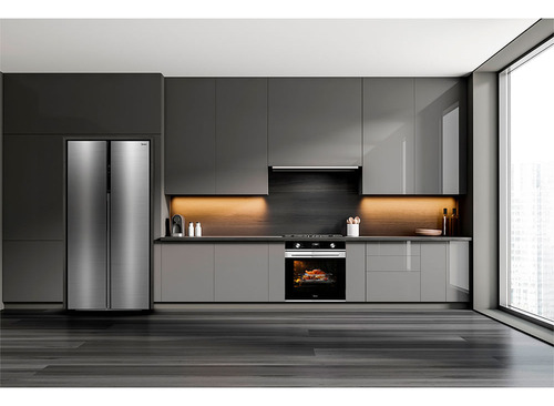 Outlet Geladeira Side By Side 442l Inverter Cor Inox Conecta