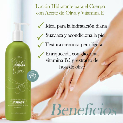 Aceite+crema Corporal Royal Olive Jafra Con Oliva+vitamina E
