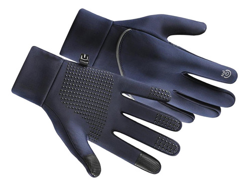 Guantes De Invierno Con Pantalla Táctil, Azul Talla M
