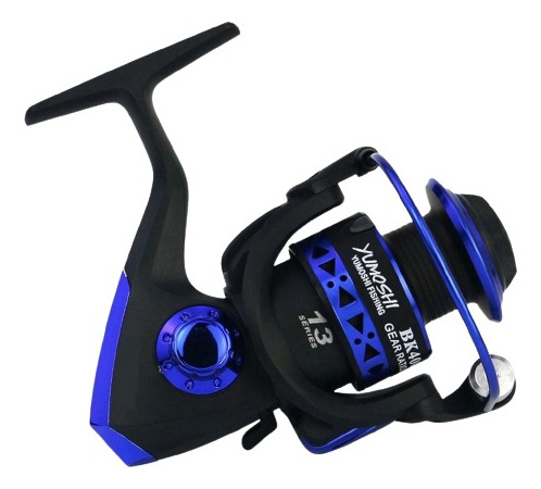 Carrete Giratorio Para Pesca Serie Bk5000 13 Rodamientos Color Azul Lado De La Manija Derecho/izquierdo