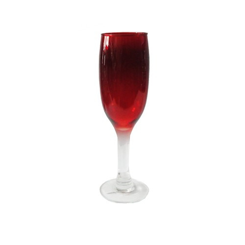 6 Copas De Vidrio Windsor Caliz Rojo Champagne Eventos