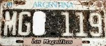 Comprar Chapa De Patente Argentina De Colección
