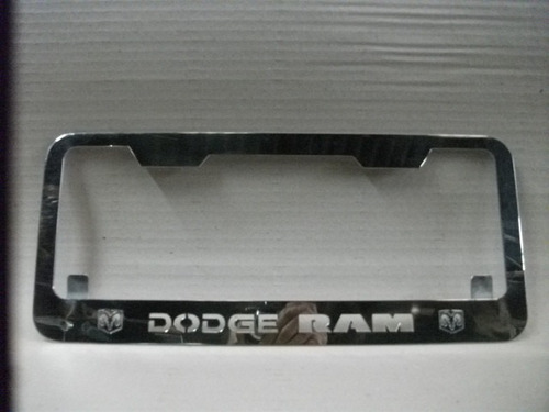 Marco Patente Dodge Ram, Acero Cromado, Accesorios, Repuesto