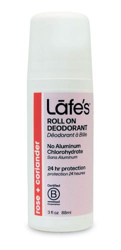 Desodorante Natural Roll-on Rosas E Coentro 88ml Lafes