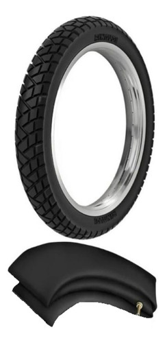Pneu Dianteiro E Câmara 90/90-19 R34 Rinaldi Bros Xre 190