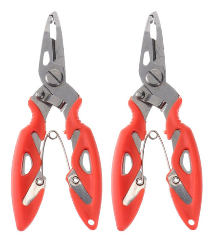 Inoomp 2pcs Practical Sea Fishing Pliers Stainless Steel