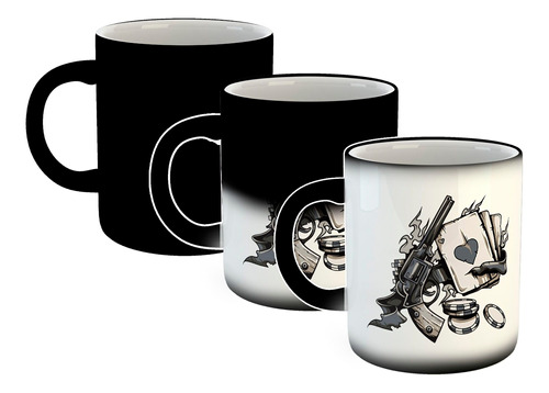 Taza Magica Juego Apuestas Cartas Fichas Arma