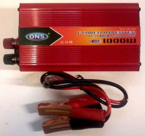 Inversor Voltaje Auto Corriente Panel 12v / 220v Usb 1000w