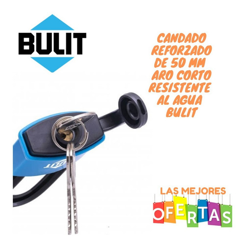 Candado Bulit Doble Traba Resistente Al Agua - Intemperie 50
