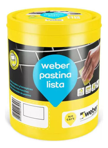 Weber Pastina Lista Para Usar 1kg Acrilica Nieve