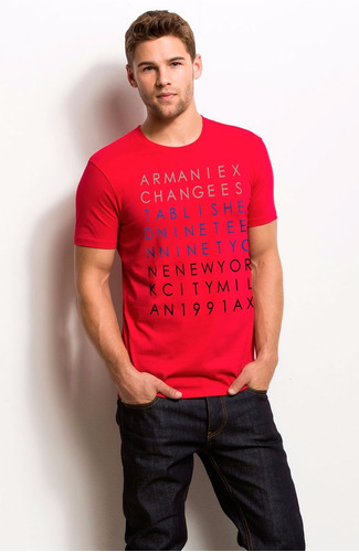 Playeras Hombre Armani Exchange 1991 Varios Colores