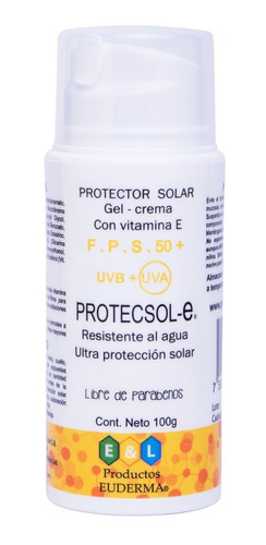 Protector Solar  Con Vitamina E Protecsol E