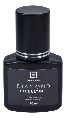 Cola Diamond Para Alongamento De Cílios 10ml Cor Preto